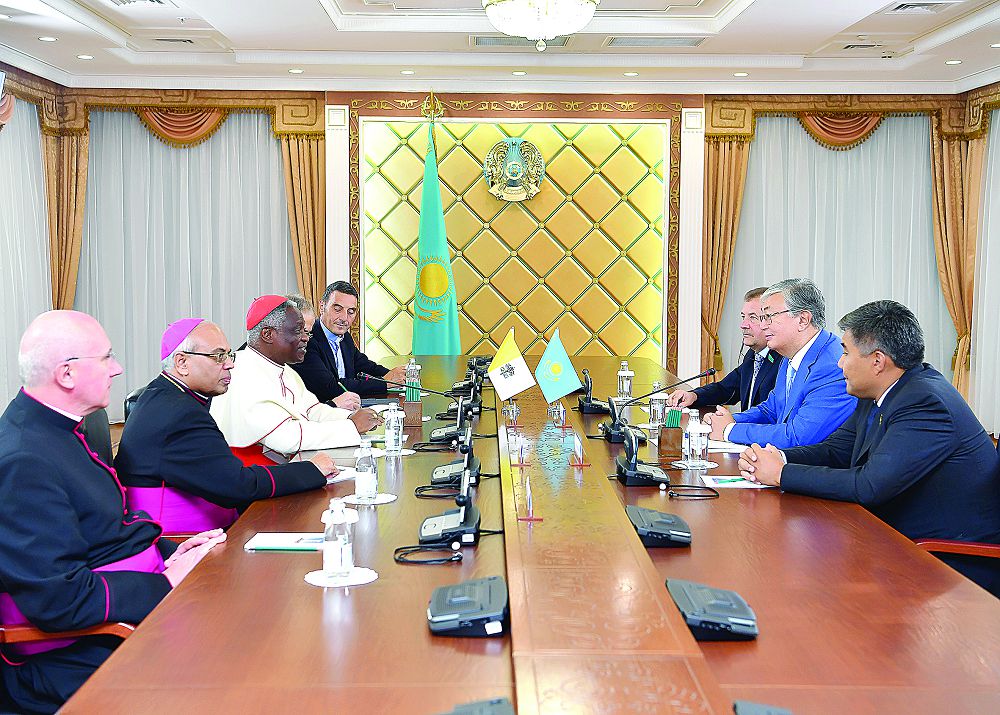 Toqaev Vatıkannyń Ulttyq kúniniń ashylýyna qatysty