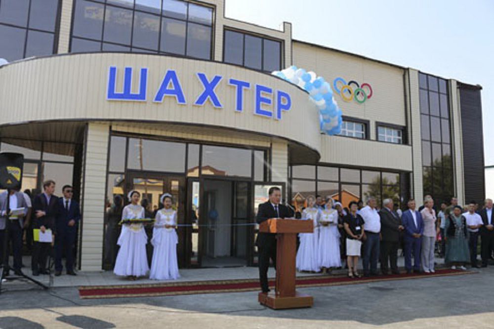 «Shahter» aýylynda sport kesheni ashyldy