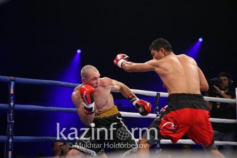Kásipqoı boks: Meıirim Nursultanov qarsylasyn rıngten ushyryp jiberdi