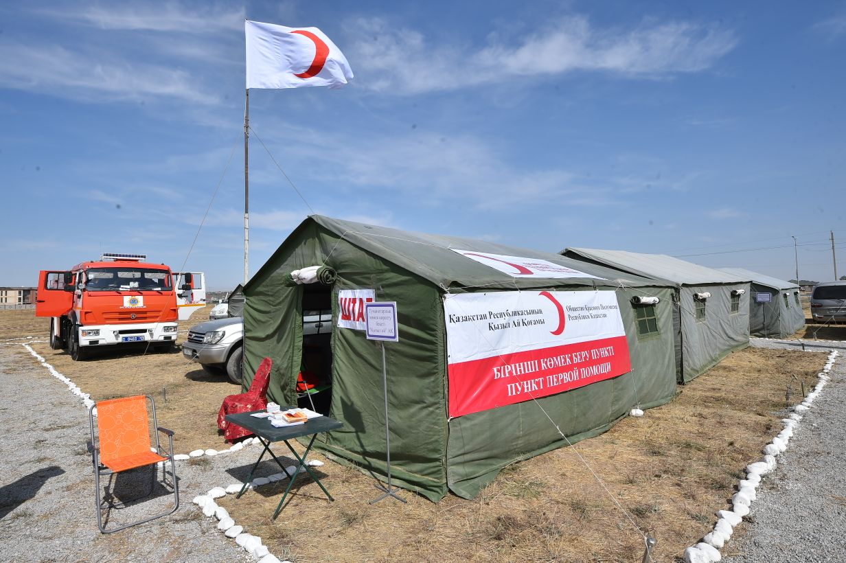 Shymkentte tótenshe jaǵdaıǵa arnalǵan qalashyq jasaldy