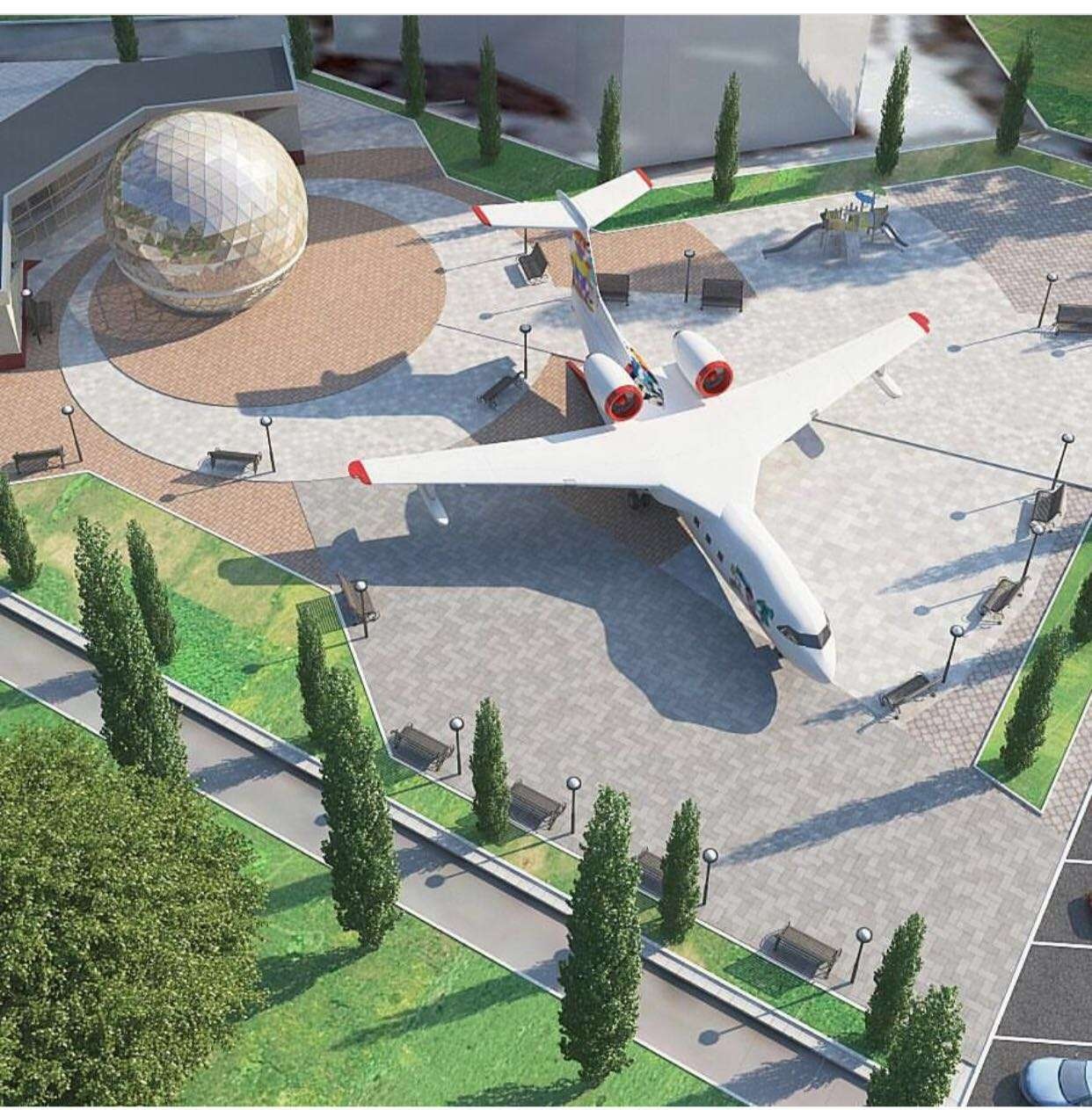 Oralda balalar kafesine aınalǵan ushaq qyzmet kórsetedi