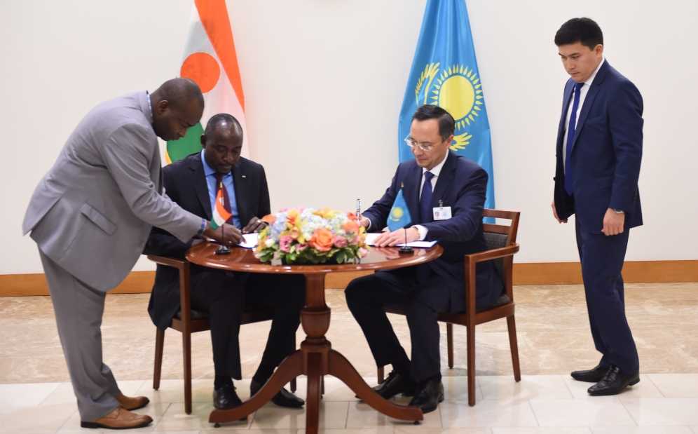 Qazaqstan Nıgermen dıplomatııalyq qatynas ornatty