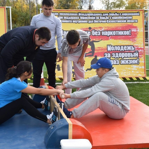 ShQO-da «Biz nashaqorlyqqa qarsymyz» atty aksııa ótti