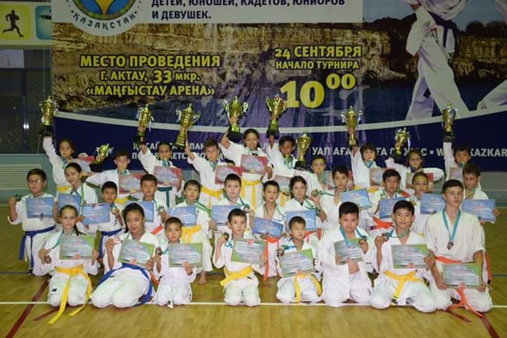 Aqtaýda kıokýshınkaı-kan karateden oblystyq chempıonat aıaqtaldy