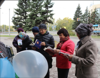 О́skemende jalpyqalalyq kitaphanalyq aksııa uıymdastyryldy 