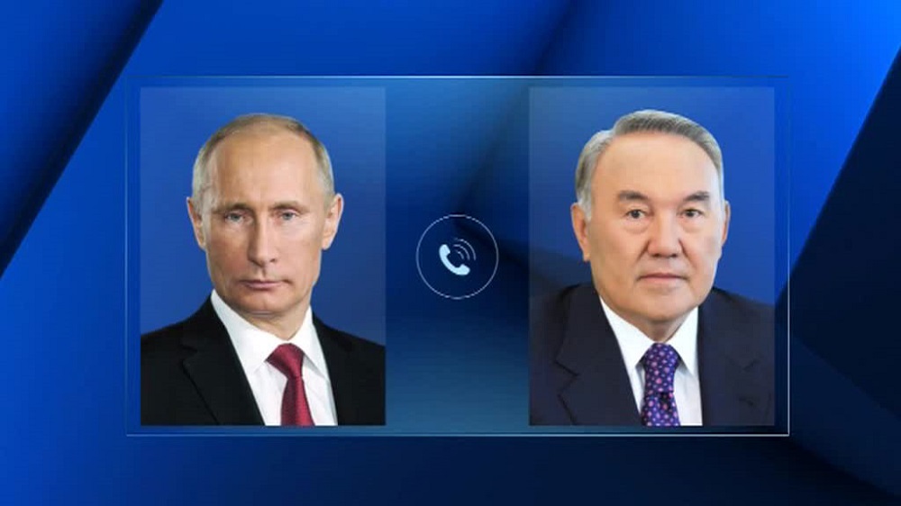 Nazarbaev Pýtınmen telefon arqyly sóılesti