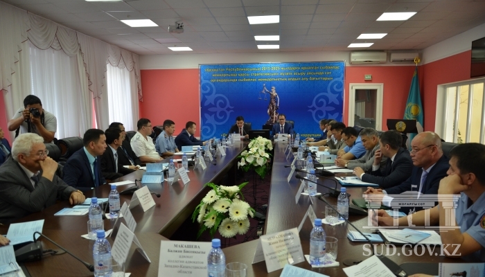 BQO sottarynyń 9 aıynda atqarylǵan sot tóreligi qorytyndylandy