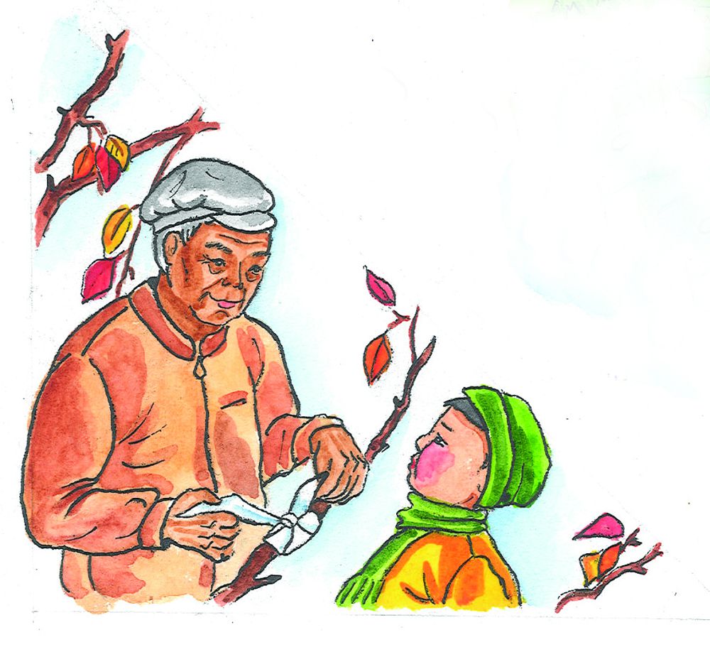 «Ata, men qaı tilde sóılep turmyn?...»