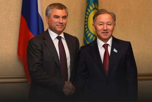 Nyǵmatýlın RF Memlekettik Dýma tóraǵasymen kezdesti