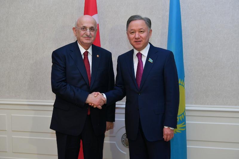 Nurlan Nyǵmatýlın Túrkııa parlamentiniń spıkerimen kezdesti