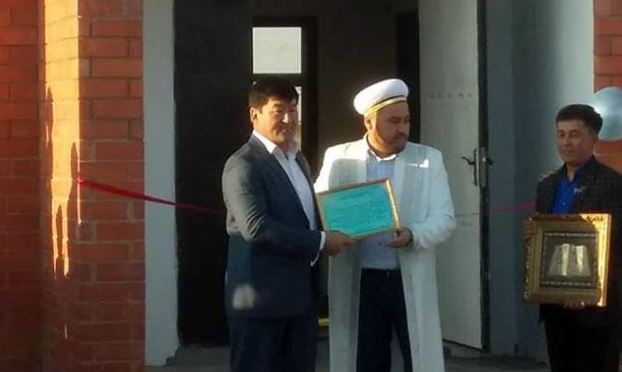 Jankeldın aýdanynda taǵy bir meshit ashyldy