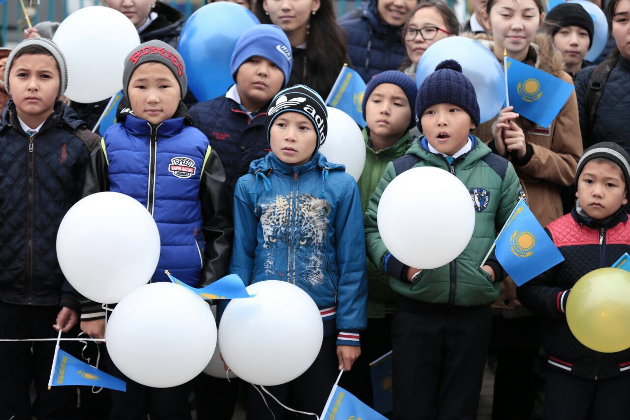 Qobda aýdanynda jańa mektep esigin ashty