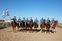 Qostanaıda polıseıler kókpar tartty