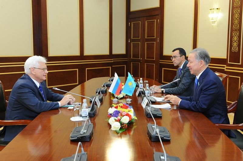 Nyǵmatýlın Reseıdiń Qazaqstandaǵy Elshisin qabyldady