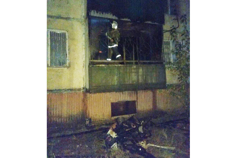 Oralda órt saldarynan 20-ǵa jýyq adam evakýasııalandy