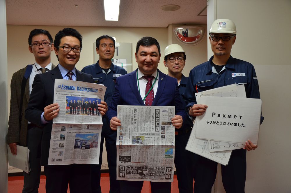 «Egemen» tóraǵasy Japonııadaǵy negizgi basylymnyń biri «Asahı Shımbýn» basshylyǵymen kezdesti