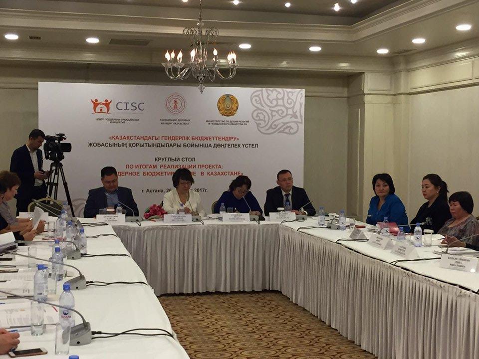 Genderlik bıýdjettendirý máselesi talqylandy