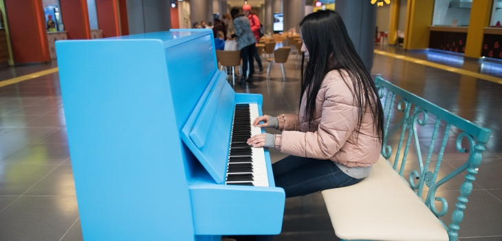 «Nurly jol» vokzalynda pıanıno ornatyldy