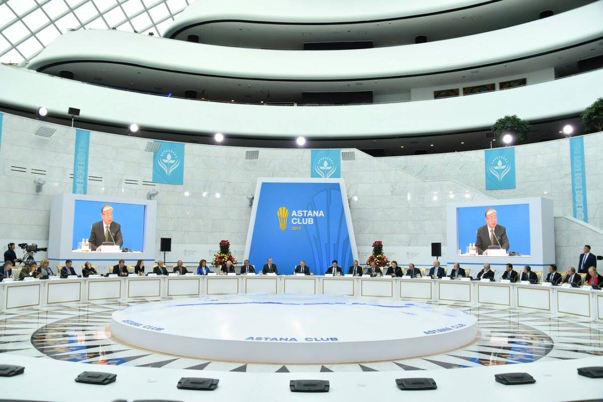 Astanada Nursultan Nazarbaevtyń qatysýymen Astana klýbynyń otyrysy ótip jatyr