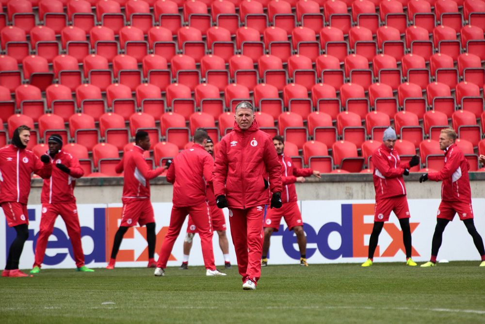 «Slavııanyń» «Astanaǵa» qarsy oıyn aldyndaǵy jattyǵýy (fotoreportaj)