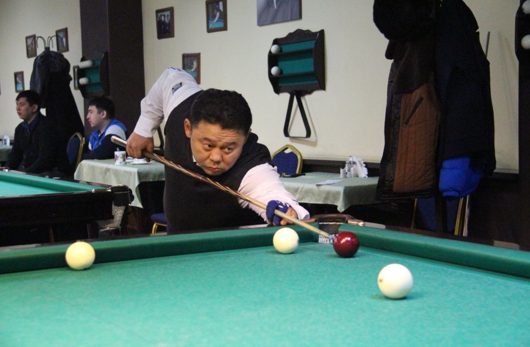 О́skemende bılıard jarysynyń jeńimpazdary belgili boldy