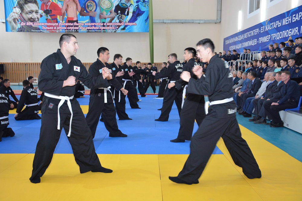 Soltústik Qazaqstan polıseıleri hapkıdo jaýyngerlik ónerin meńgerdi