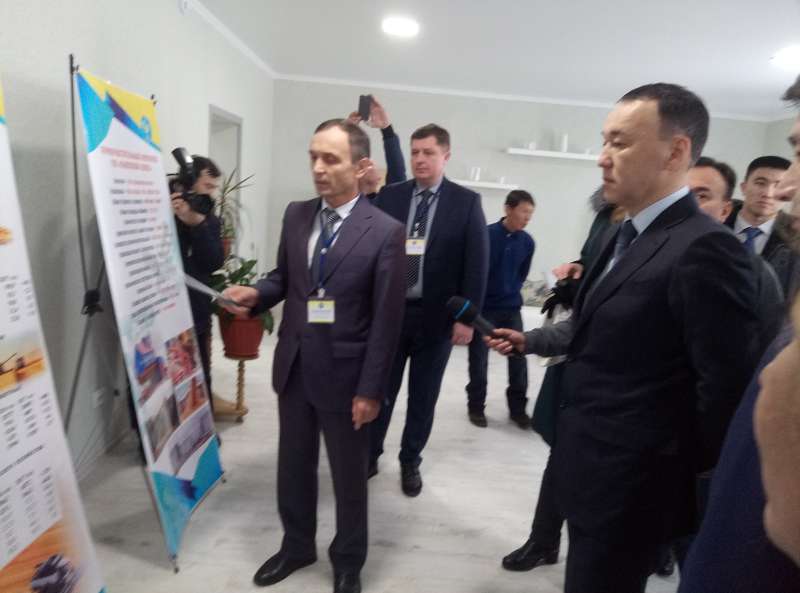 Qostanaıdyń Jitiqara aýdanynda zamanaýı astyq saqtaý  qoımasy ashyldy