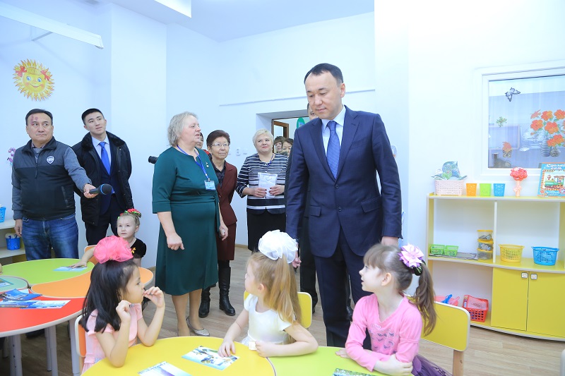 Lısakov qalasynda 210 oryndyq bala baqsha ashyldy