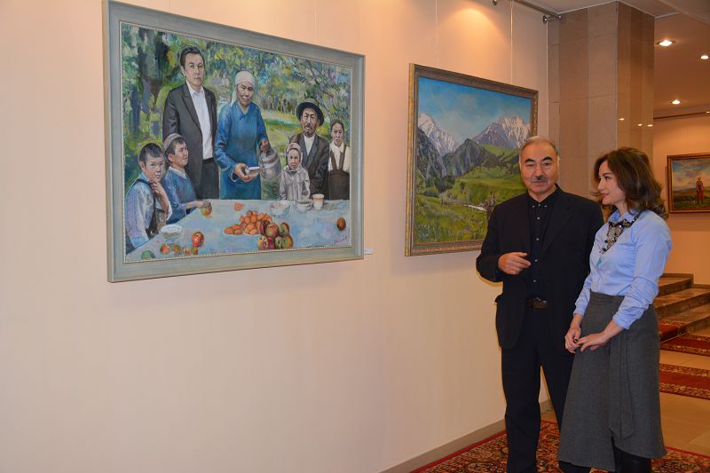 Astanada «Máńgilik El» qaı­ratkerleri: Ham­za Qıqymov» taqy­ry­bynda kór­kemóner kórmesi ashyldy
