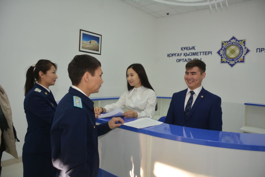 Mańǵystaýda Quqyq qorǵaý qyzmetteri ortalyǵy resmı túrde ashyldy