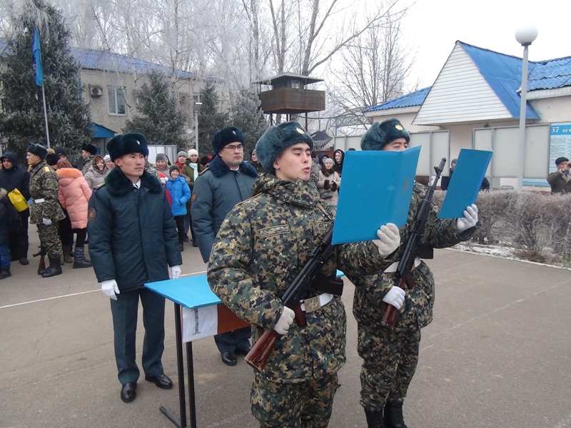 Ulttyq ulan sarbazdary ant qabyldady