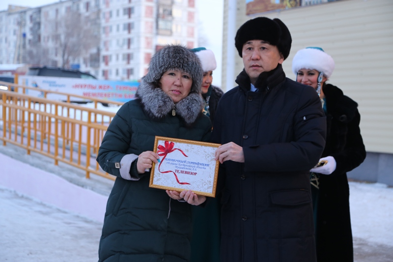 Rýdnyıda  Jańa jyl aldynda 120 otbasy qonys toıyn toılady