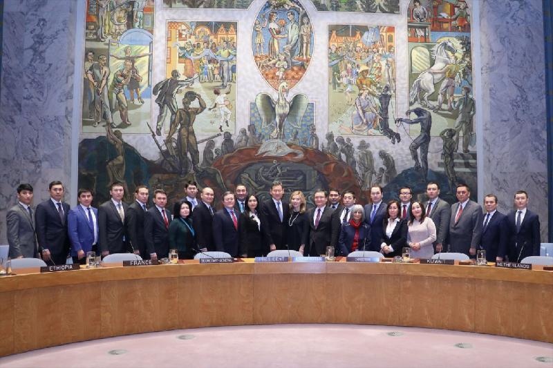 Qazaqstan dıpmıssııasy BUU-nyń Qaýipsizdik Keńestegi qyzmetine kiristi