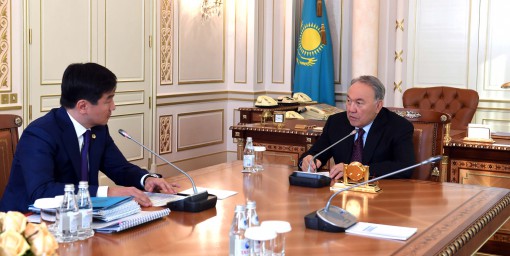 Nursultan Nazarbaev Almaty qalasynyń ákimi Baýyrjan Baıbekti qabyldady