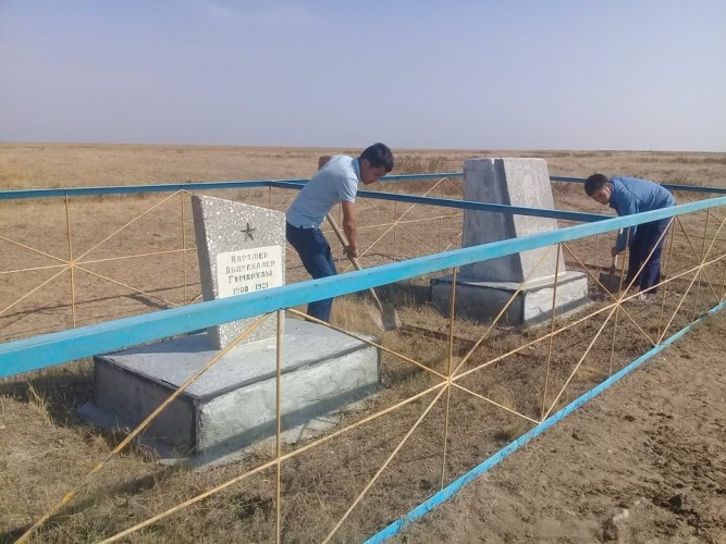 Batys Qazaqstanda Ǵumar Qarashqa kesene turǵyzylady