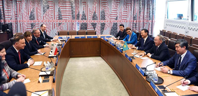 Nursultan Nazarbaev AQSh-ta ekijaqty kezdesýler ótkizdi