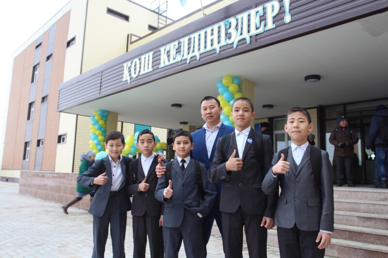 Oral qalasynda jańa mektep ashyldy