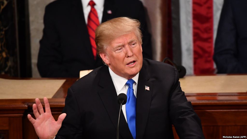 AQSh Prezıdenti Tramp Kongreste Joldaý jasady

