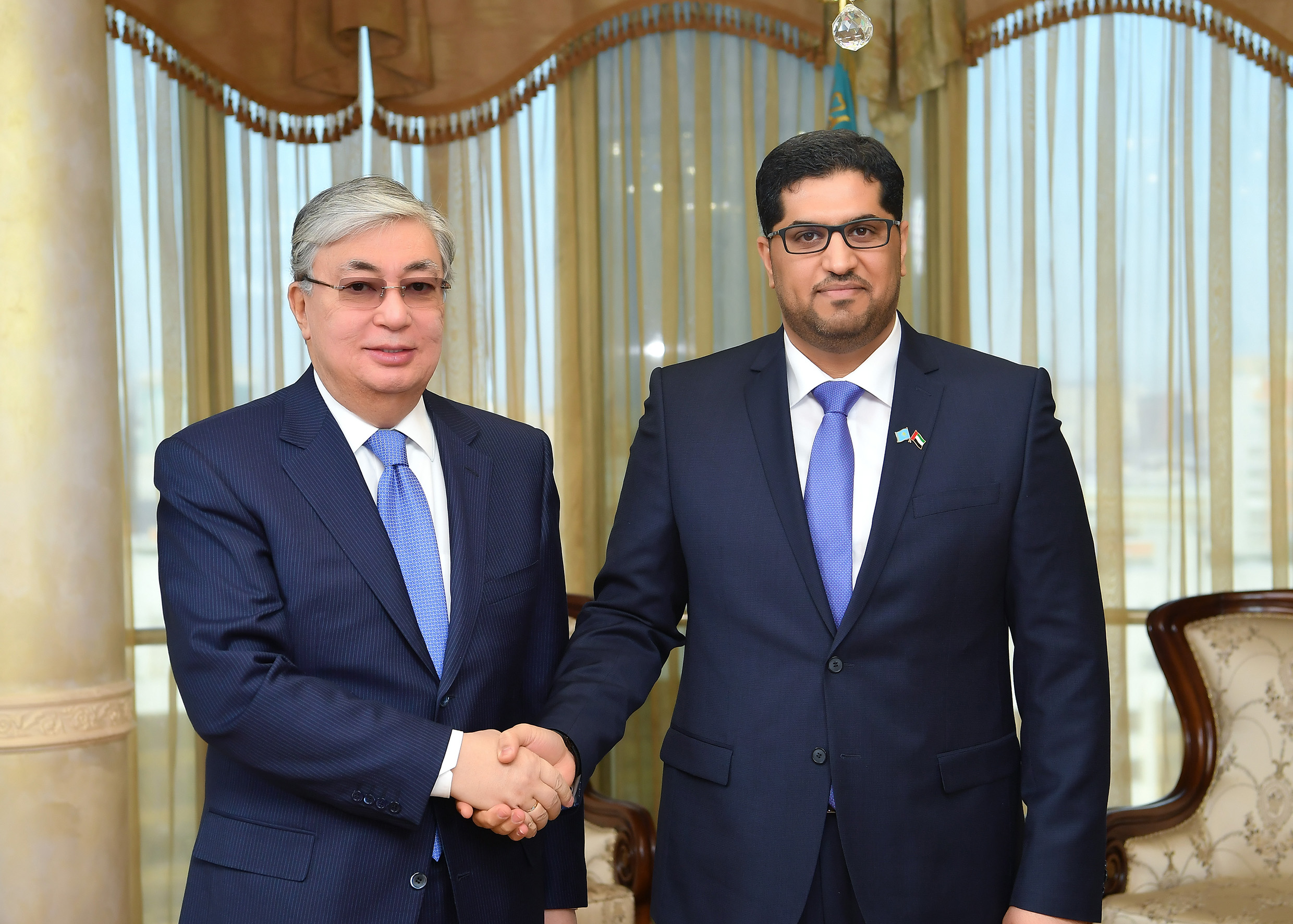 Senat tóraǵasy Toqaev Birikken Arab Ámirlikteriniń Elshisimen kezdesti

