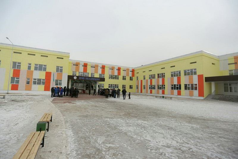 Aqsaı qalasynda jańa mektep ashyldy - BQO
