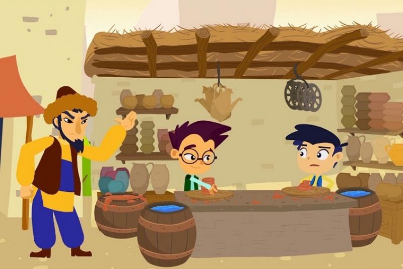 Balalar «Saraıshyqqa saıahat» atty mýltfılmdi tamashalady