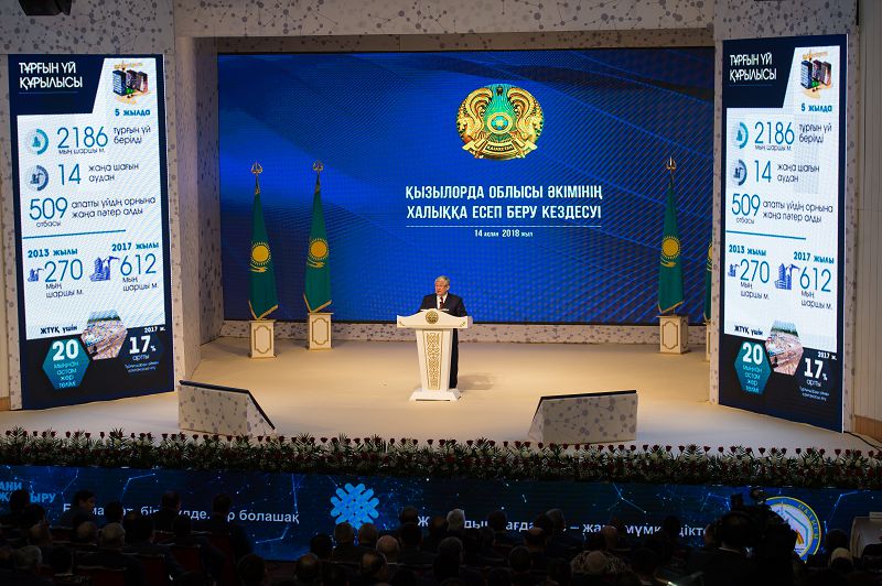 Qyzylorda oblysynyń ákimi el aldynda esep berdi