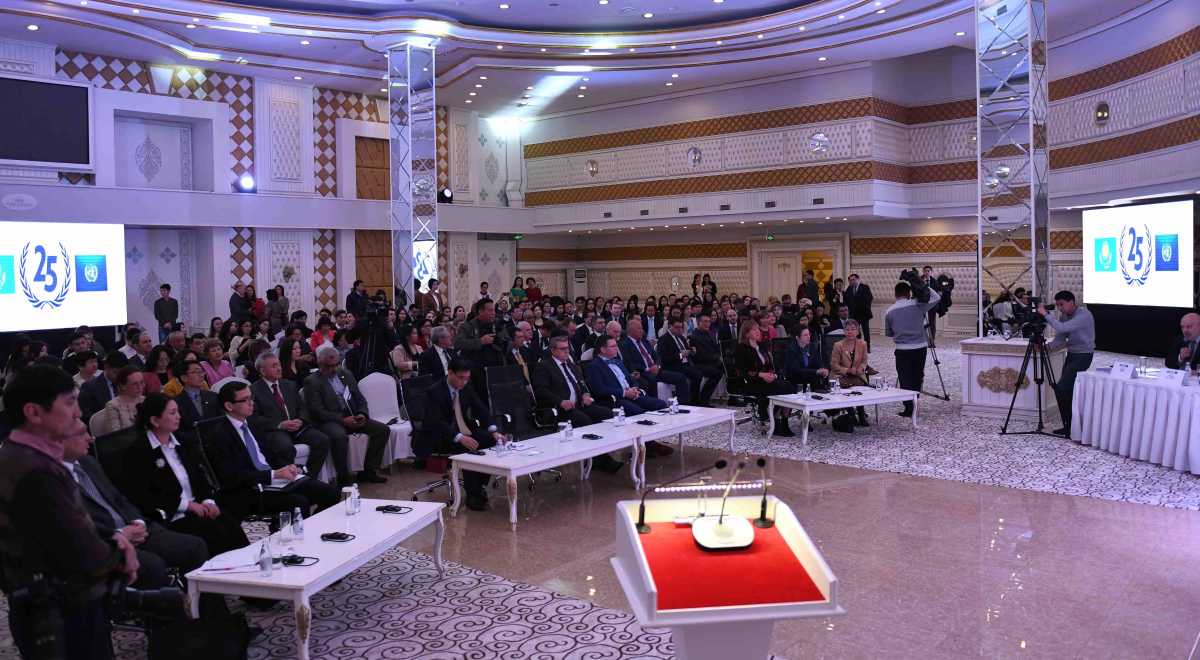 Almatyda BUU-nyń Qazaqstandaǵy Keńsesiniń 25 jyldyǵy atalyp ótti