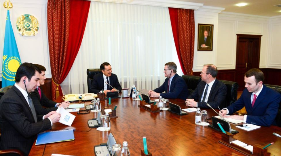 Baqytjan Saǵyntaev Deutsche Bank AG ókilderimen kezdesti