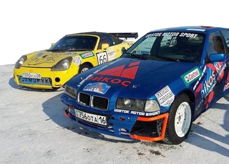 Kókshetaýda kásibı jáne áýesqoı avtosportshylar arasynda tehnıkalyq jarys ótti