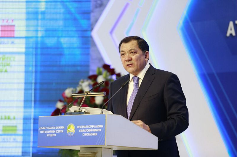 Atyraý oblysynyń ákimi turǵyndar aldynda esep berdi