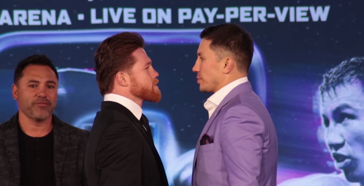 Golovkın men Alvares jekpe-jek aldynda kóz arbasty