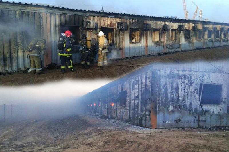 Atyraý oblysynda qurylysshylar jataqhanasy órtendi