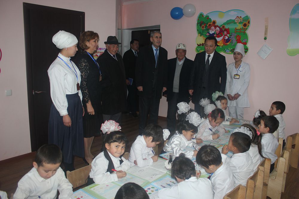 Turbat aýylynda kásipkerdiń kómegimen balabaqsha ashyldy