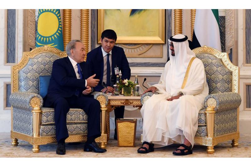 Nursultan Nazarbaev Abý-Dabıdiń taq muragerimen kelissóz ótkizdi